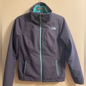 The‎ North Face Women's Apex Elevation Jacket C797 Gray Teal Windwall Size Small